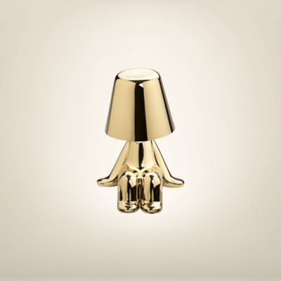 Lampe de chevet dorée design miniboy 9 métal