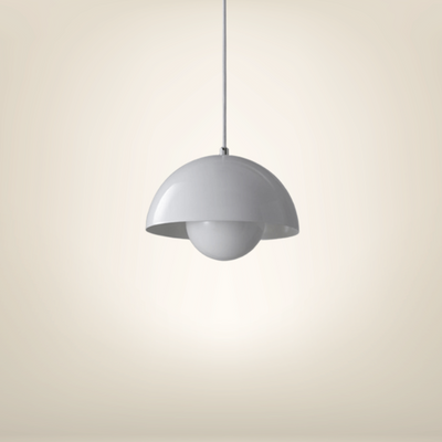 Lampe de chevet moderne led blanche aluminium
