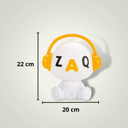 Lampe de chevet animal "Zoosonic" | Orange ABS