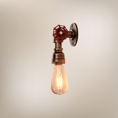Lampe de chevet applique vintage robinet | N1 | Bronze Métal