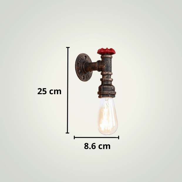 Lampe de chevet applique vintage robinet | Pack N3 | Bronze Métal