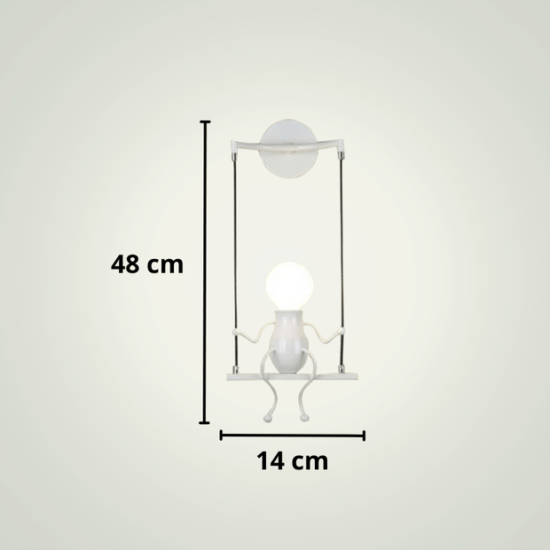 Lampe de chevet Blanche Design | Lightman 5 Métal