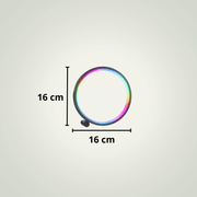 Lampe de chevet Bluetooth Ronde | 16cm | RGB Aluminium