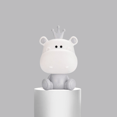 Lampe de chevet Cochon | Grise ABS