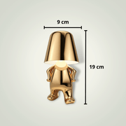 Lampe de chevet Dorée Design | MiniBoy 15 Métal