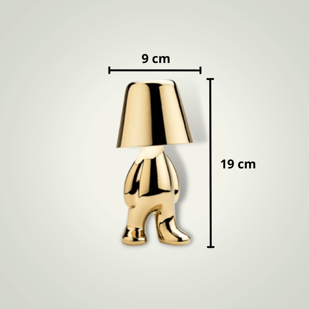 Lampe de chevet Dorée Design | MiniBoy 18 Métal