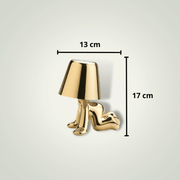 Lampe de chevet Dorée Design | MiniBoy 7 Métal