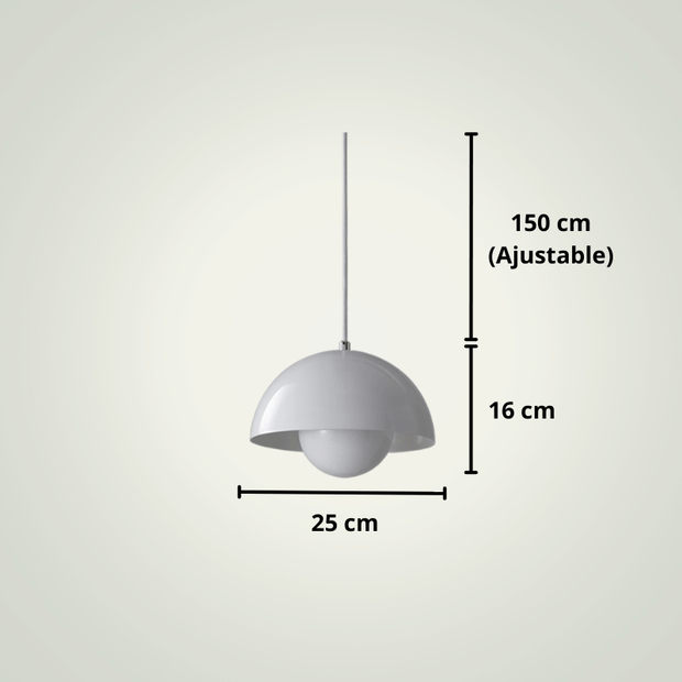 Lampe de chevet Moderne Led | Blanche Aluminium