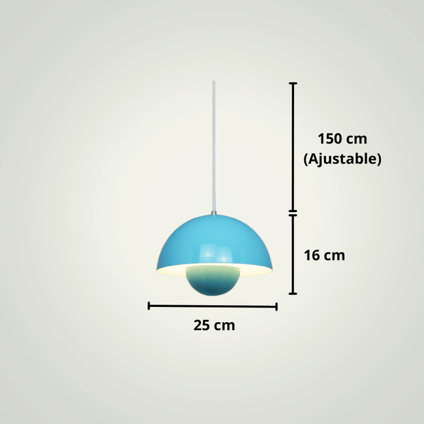 Lampe de chevet Moderne Led | Bleue Aluminium