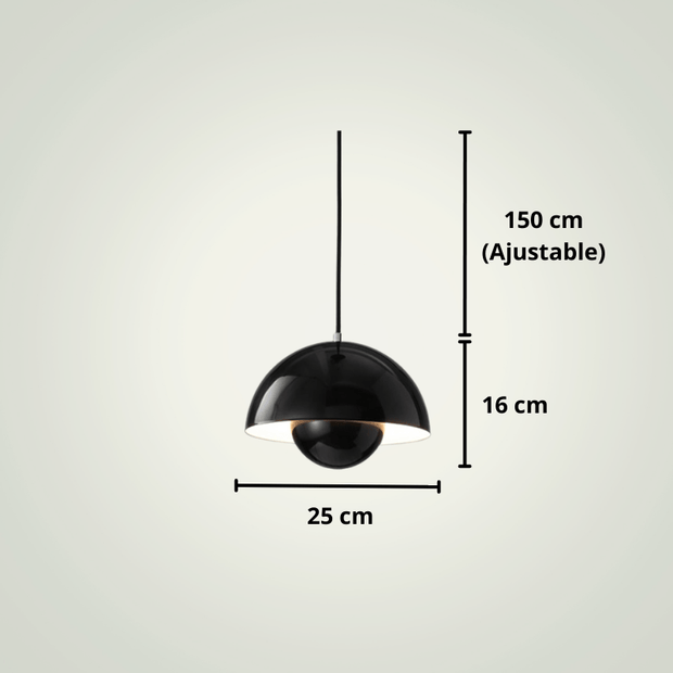 Lampe de chevet Moderne Led | Noire Aluminium