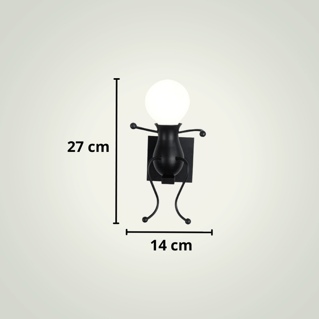 Lampe de chevet Noire Design | Lightman 1 Métal