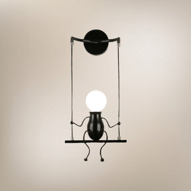 Lampe de chevet Noire Design | Lightman 2 Métal