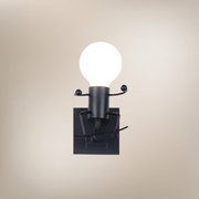 Lampe de chevet Noire Design | Lightman 7 Métal