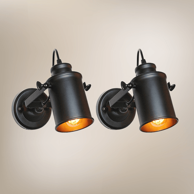 Lampe de chevet Style Vintage | Deux | Noire Métal