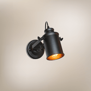 Lampe de chevet Style Vintage | Une | Noire Métal