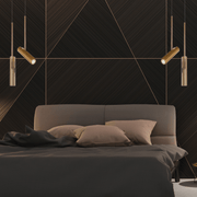 Lampe de chevet suspendue au plafond | Deux | Dorée Aluminium