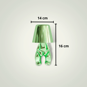 Lampe de chevet Verte Design | MiniBoy 4 Métal