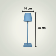 Lampe de table Sans fil Restaurant | Bleue Aluminium