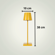 Lampe de table Sans fil Restaurant | Jaune Aluminium