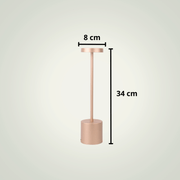 Lampe de table Sans fil | Rose Gold Aluminium